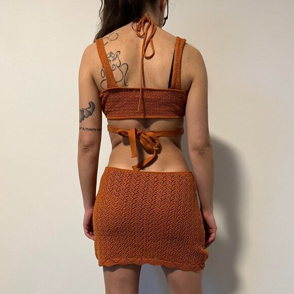 Brand New Milk It Orange Summer Dress - Picture 2 of 2